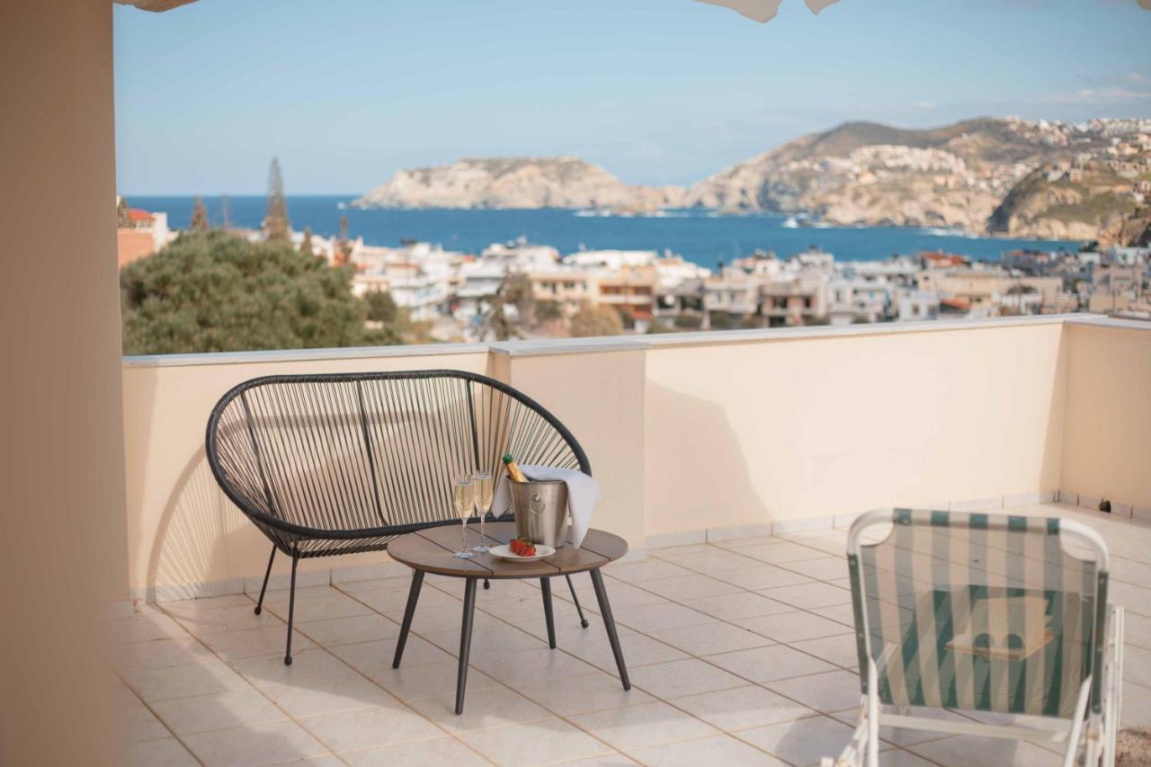 Villa Melenia For Family Holidays By The Beach Agia Pelagia Exteriör bild